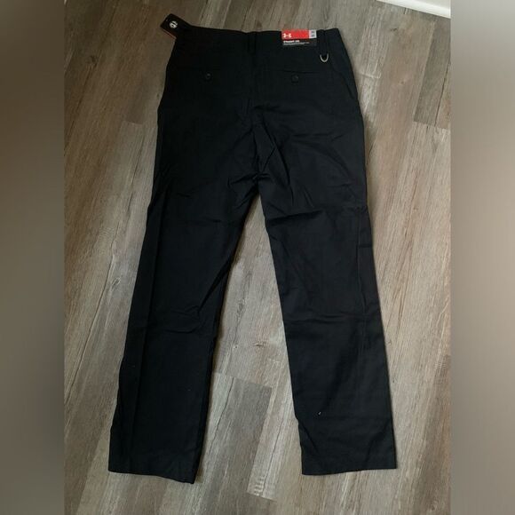 Under Armour Straight Leg Dress Pant Casual Pant Black men’s Size 34 x 32 New - Picture 5 of 6